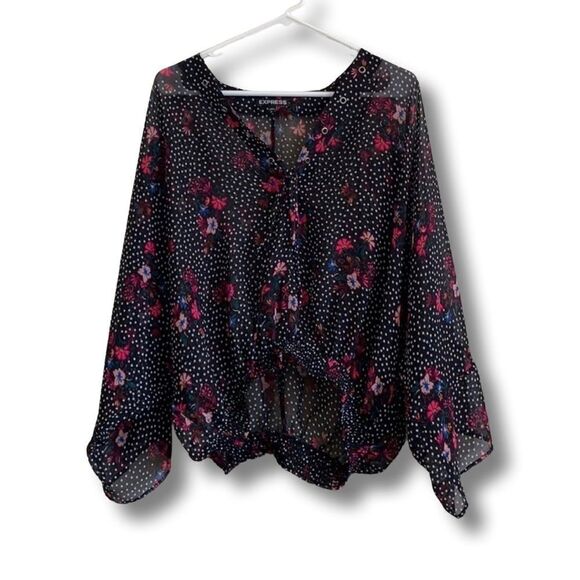 Flowy Express Poncho-Top  - Picture 1 of 10